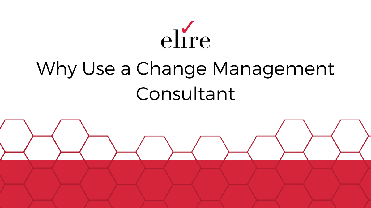 why use a change management consultant