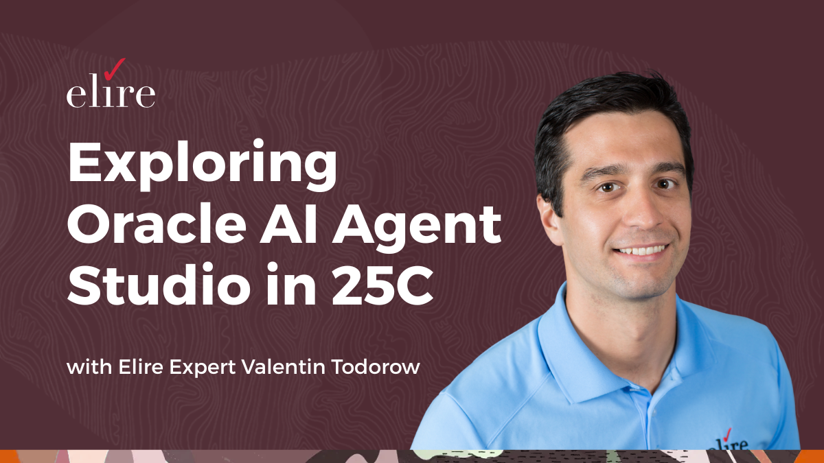 Exploring Oracle AI Agent Studio in 25C