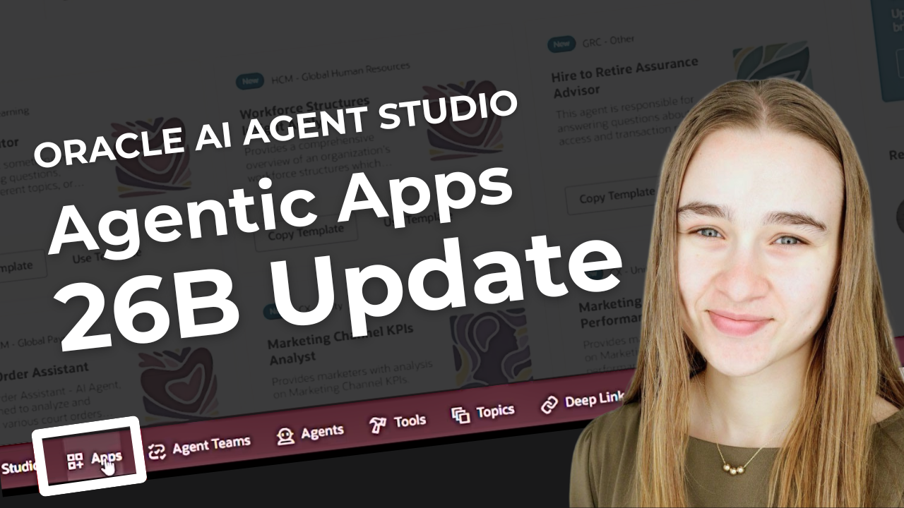 Oracle AI Agent Studio 26B