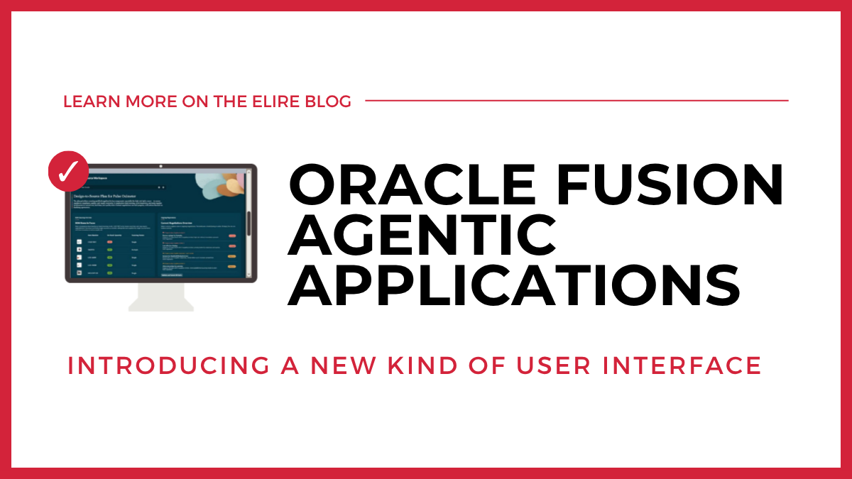 Oracle Agentic Apps Overview