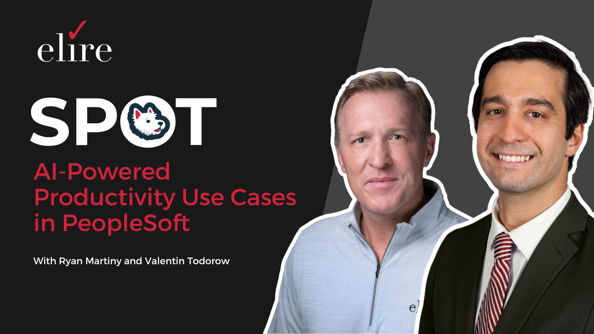 SPOT: AI-Powered Productivity Use Cases in PeopleSoft