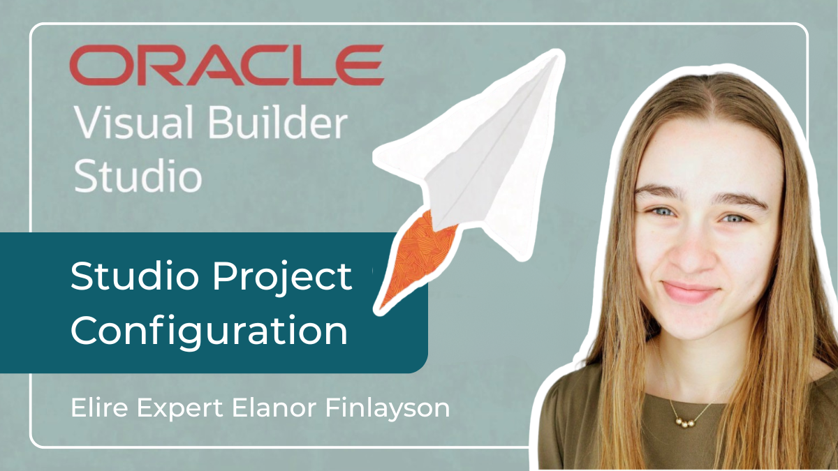 Oracle Visual Builder Studio Project Configuration