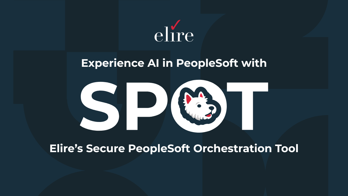 SPOT for PeopleSoft AI automation and data insights demo