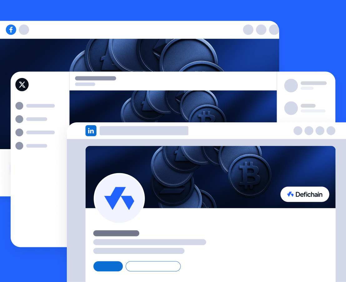 DeFiChain Social Media Assets Crypto Webflow Template | BRIX Template
