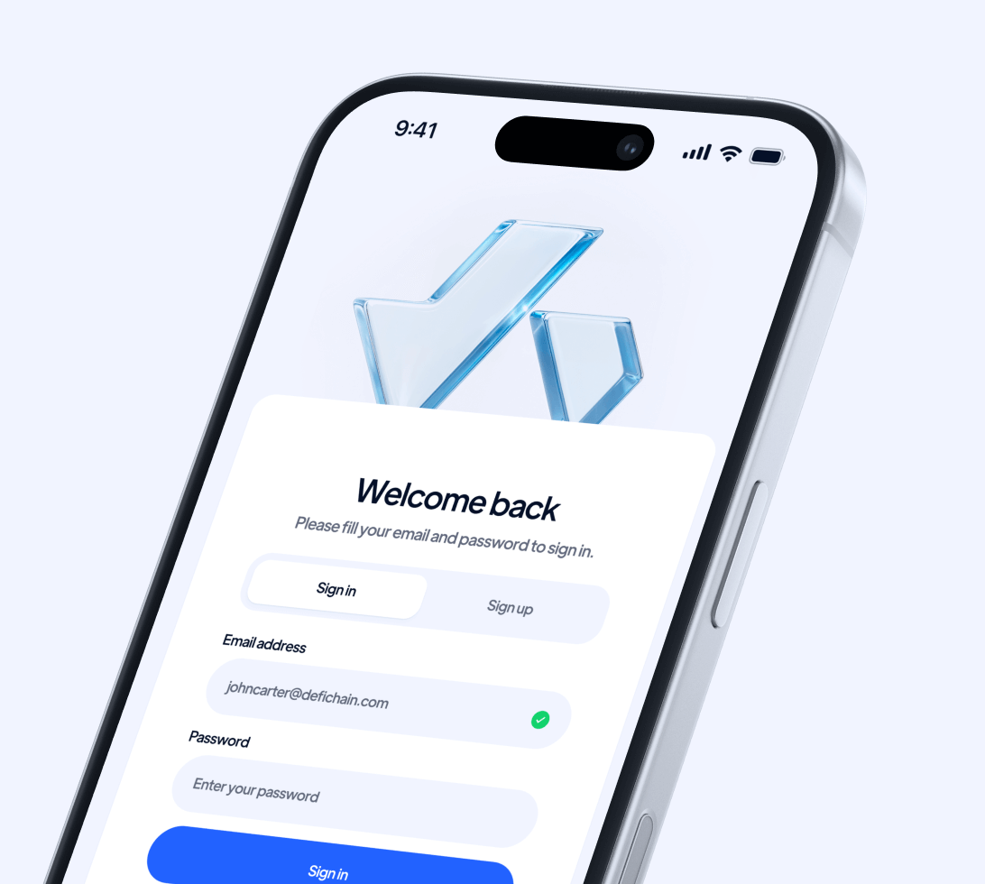 Account Dashboard Defichain Webflow Template | BRIX Template  
