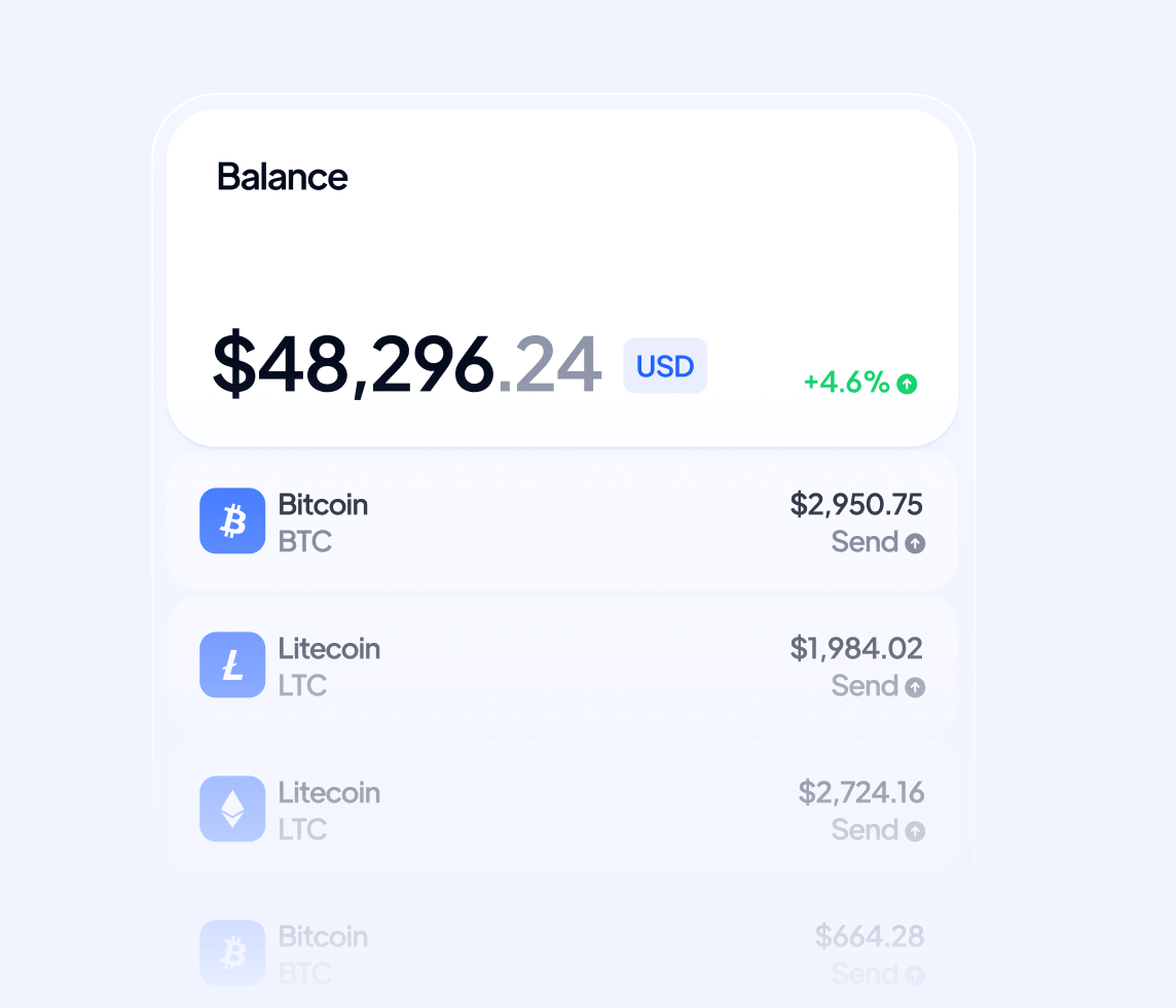 Balance Dashboard Defichain Webflow Template | BRIX Template  
