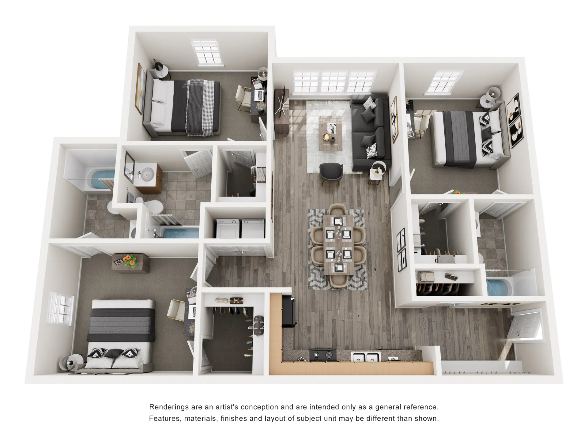 3 Bedroom 3 bathroom