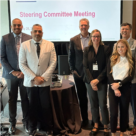 IFI representatives gathered for a group shot during the Steering Committee Meeting.