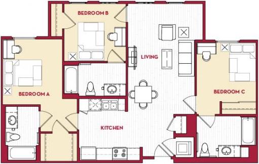 C1 Floor plan