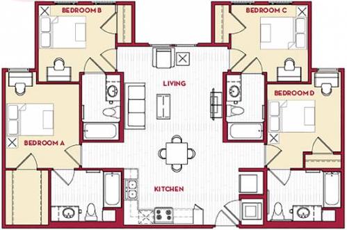 D1 Floor plan