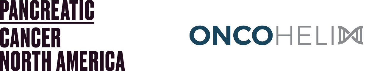 Pancreatic Cancer North America and OncoHELIX logos