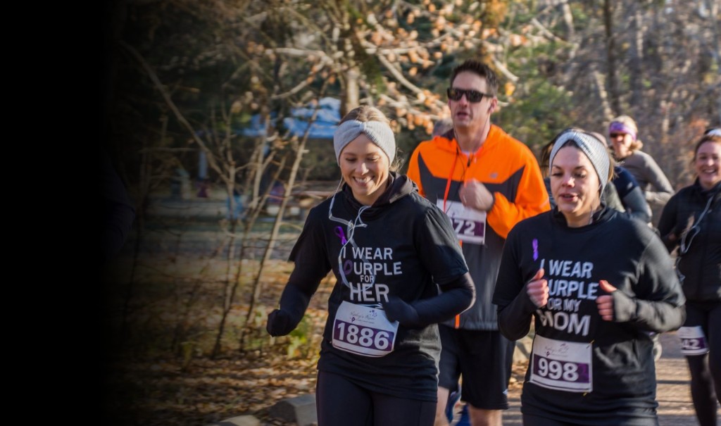 Participants running in a Survival Series event