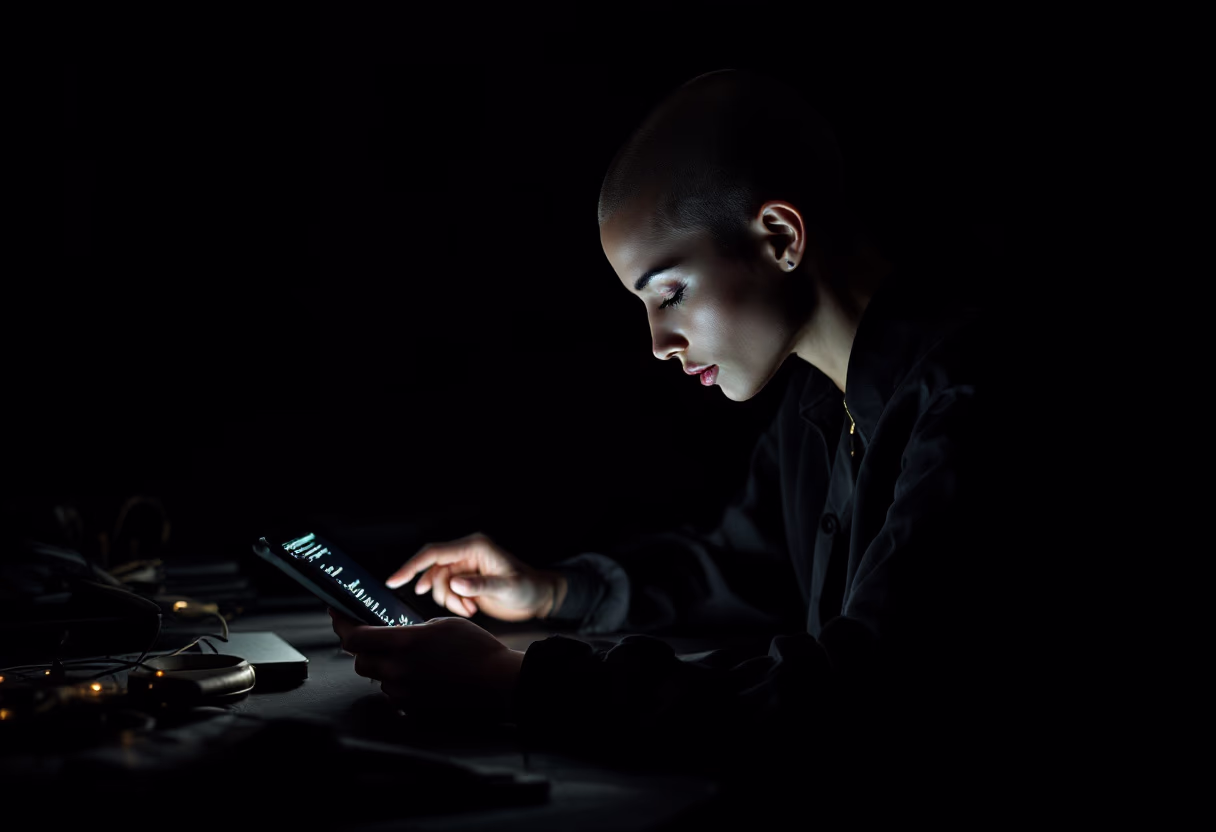 image of a person working on ai project