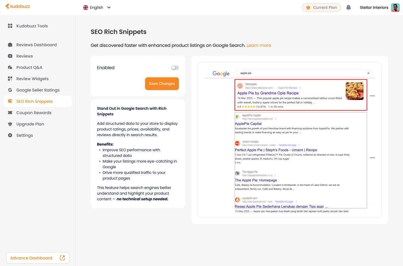 SEO Rich Snippets
