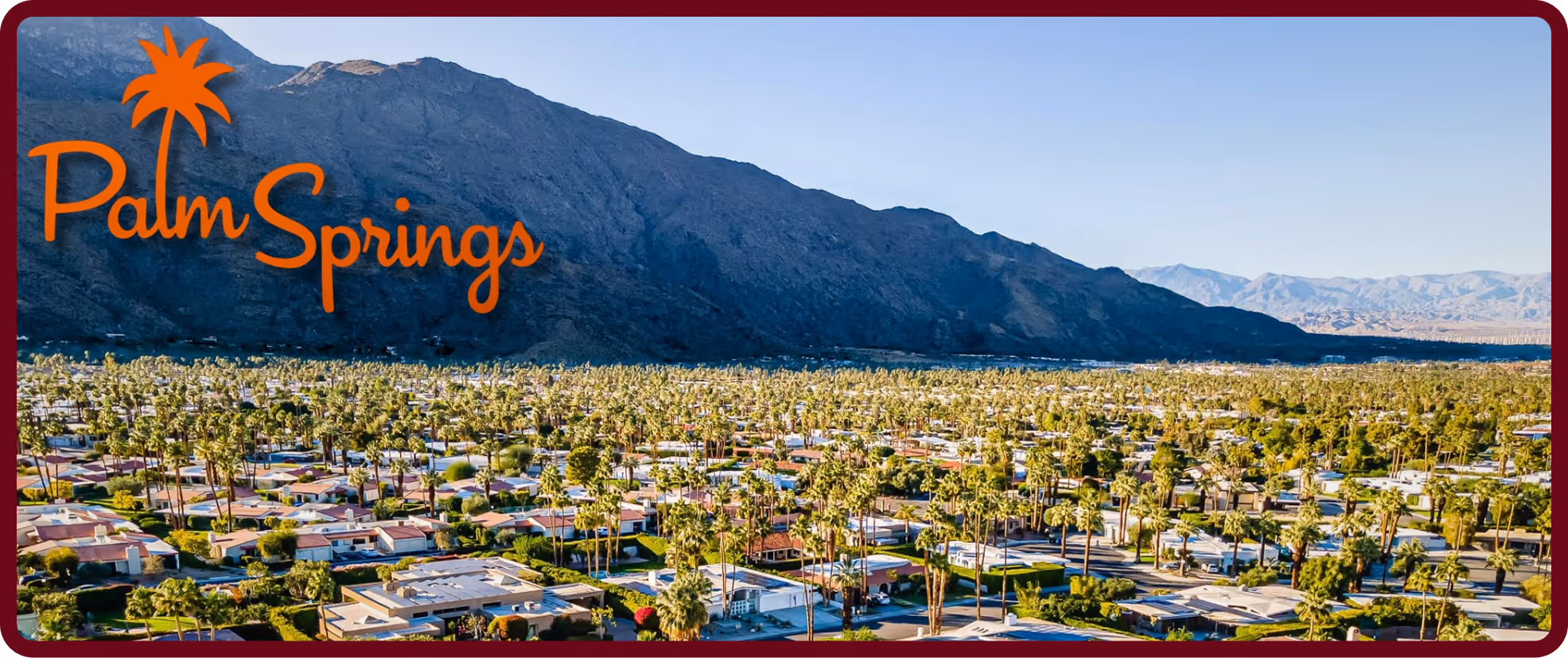 palm springs aerial view