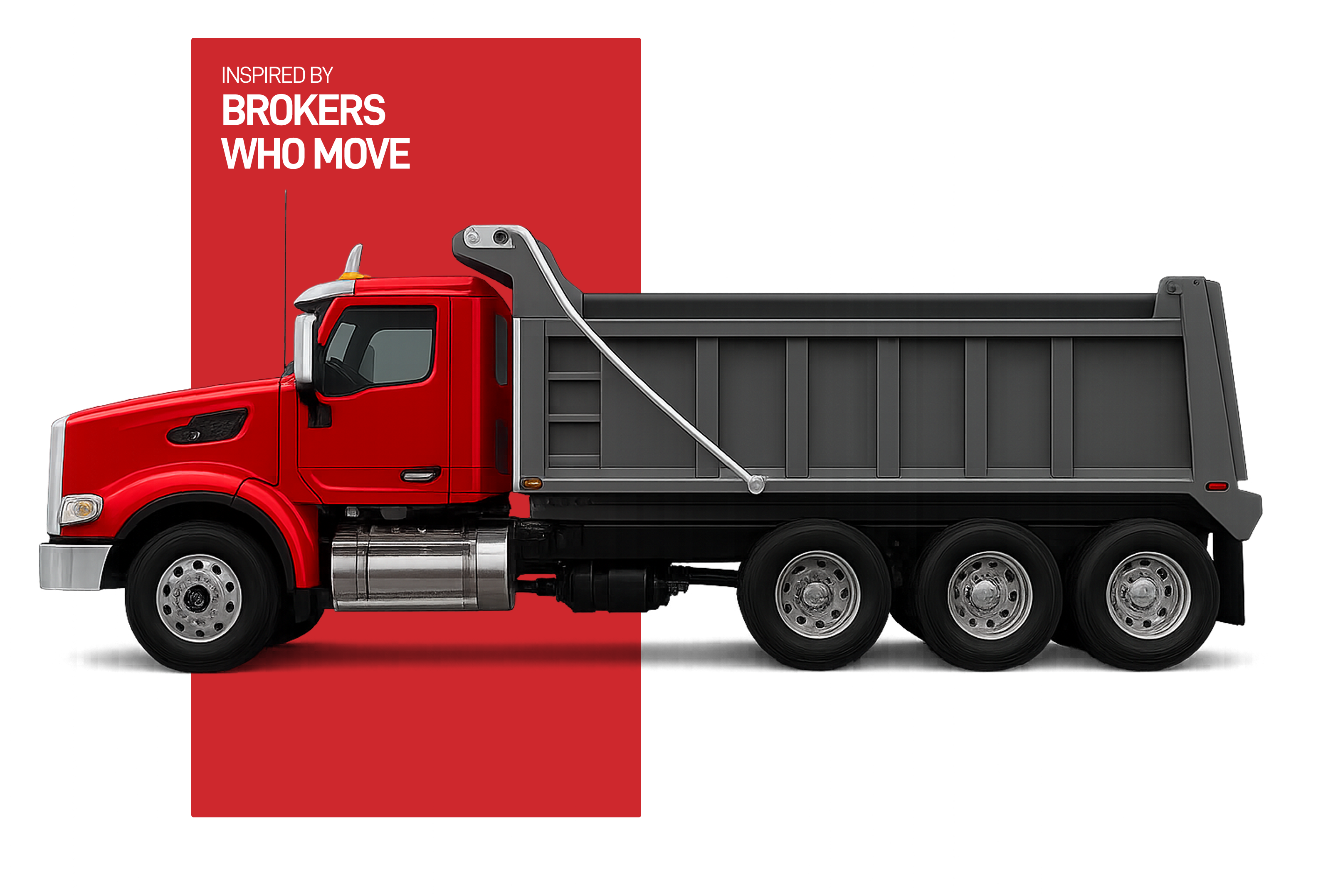 ISD Dump Truck Side Profile View