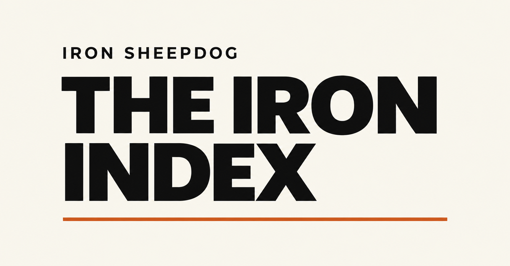 The Iron Index by Iron Sheepdog