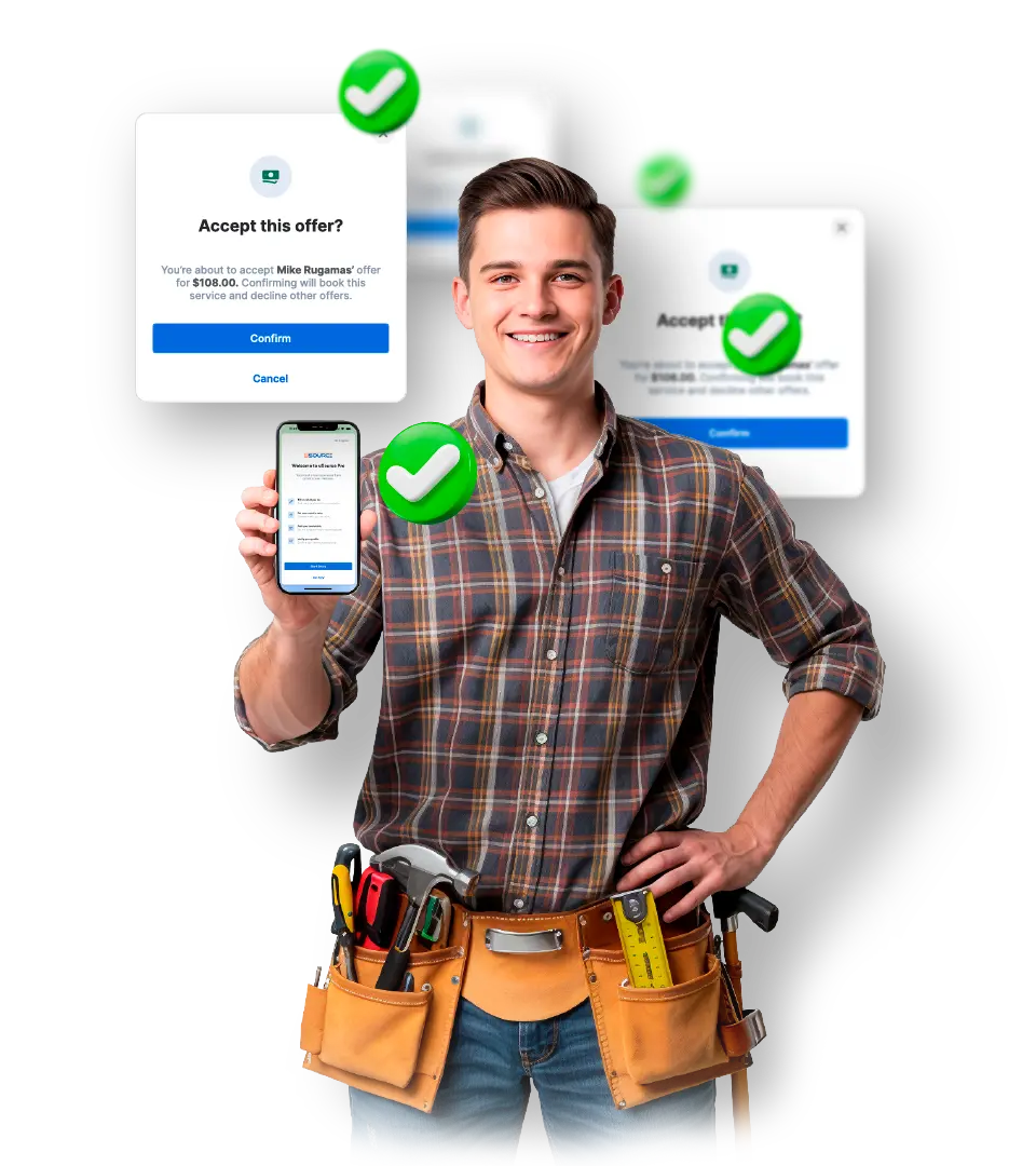 Unlock your earning potential as a Home Services Professional with uSource Hub App