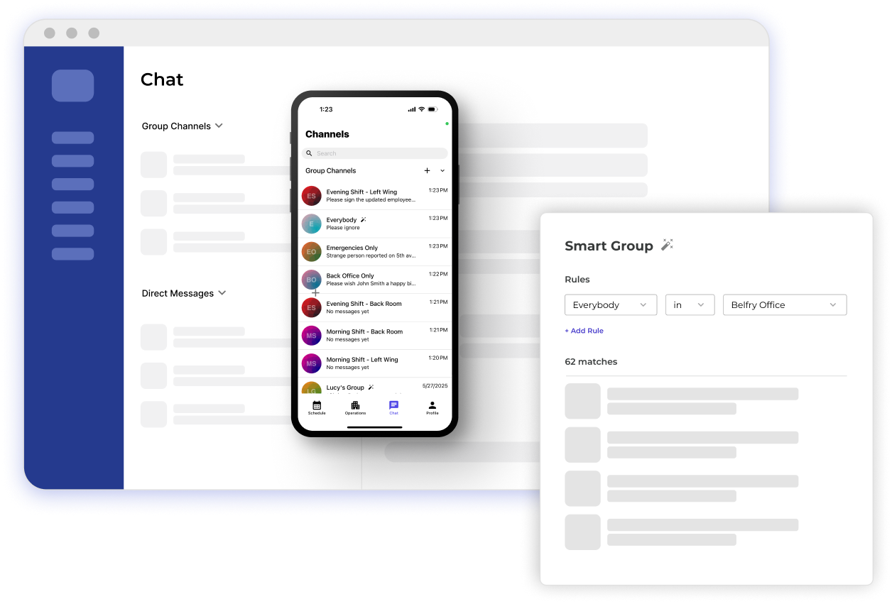 Field operations user interface