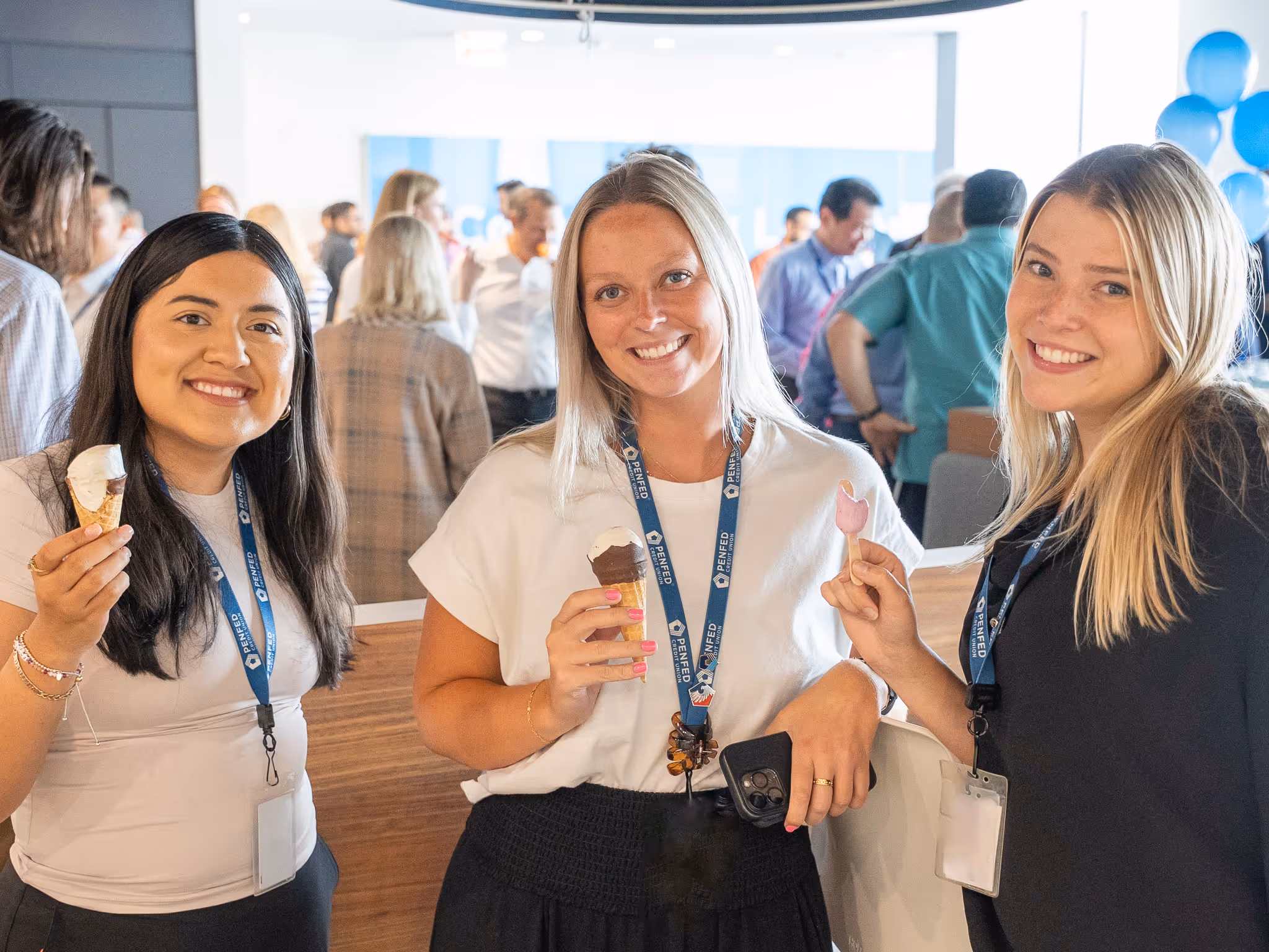 PenFed recruiter smiling in the office