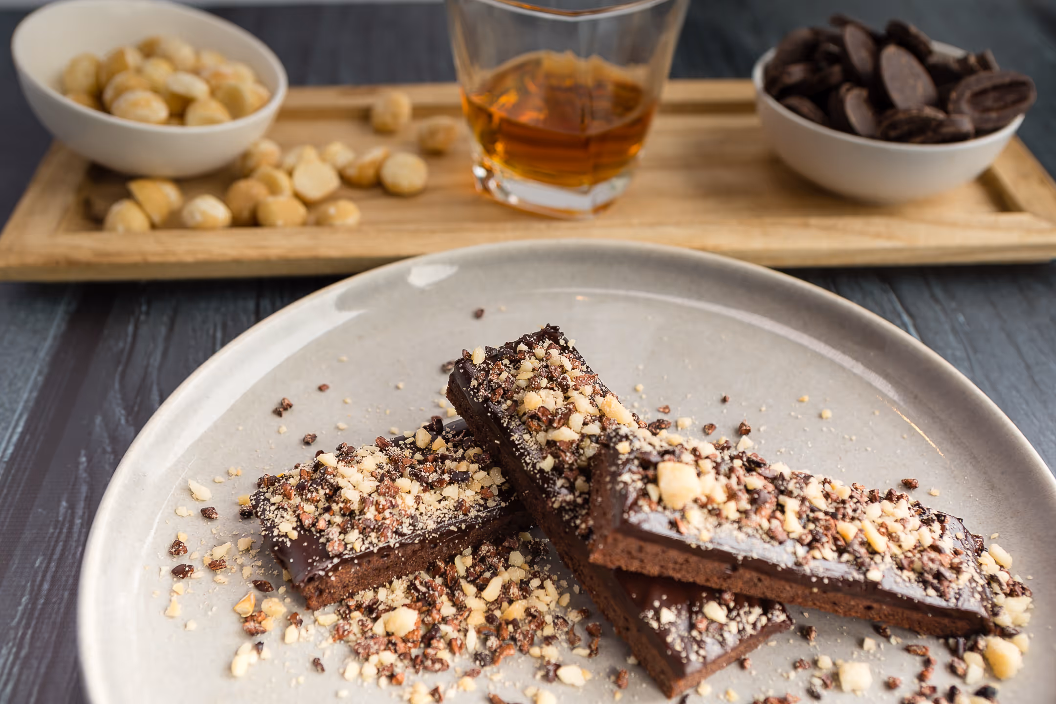 A food photography image of a desert from the Yardley Inn.