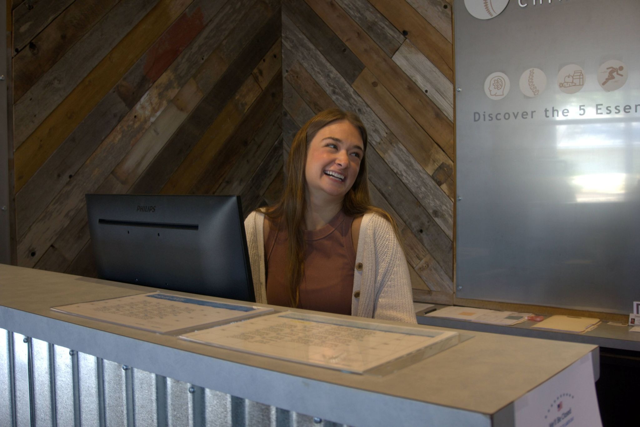 Elite Wellness Chiropractic team member smiling.