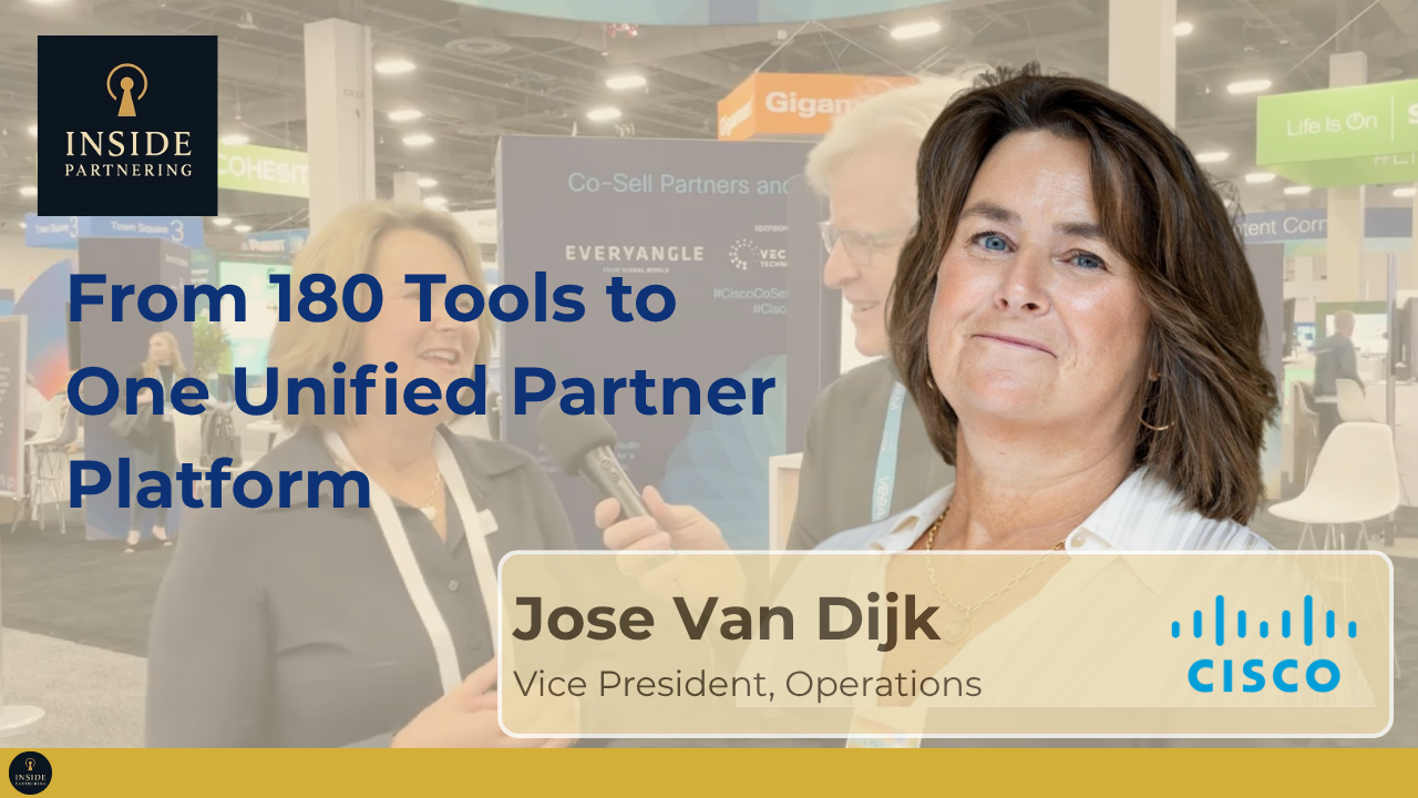 Jose van Dijk: From 180 Tools to One Unified Partner Platform