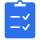 An icon of a clipboard