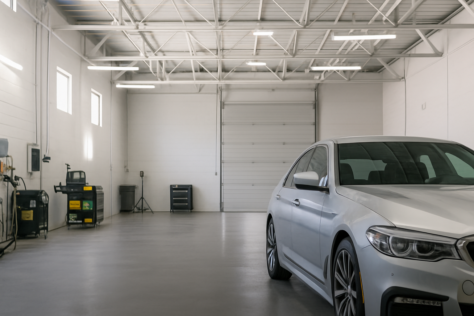 image of vehicle interior (for a auto dealership)