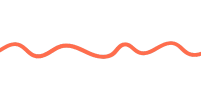 wavy orange line
