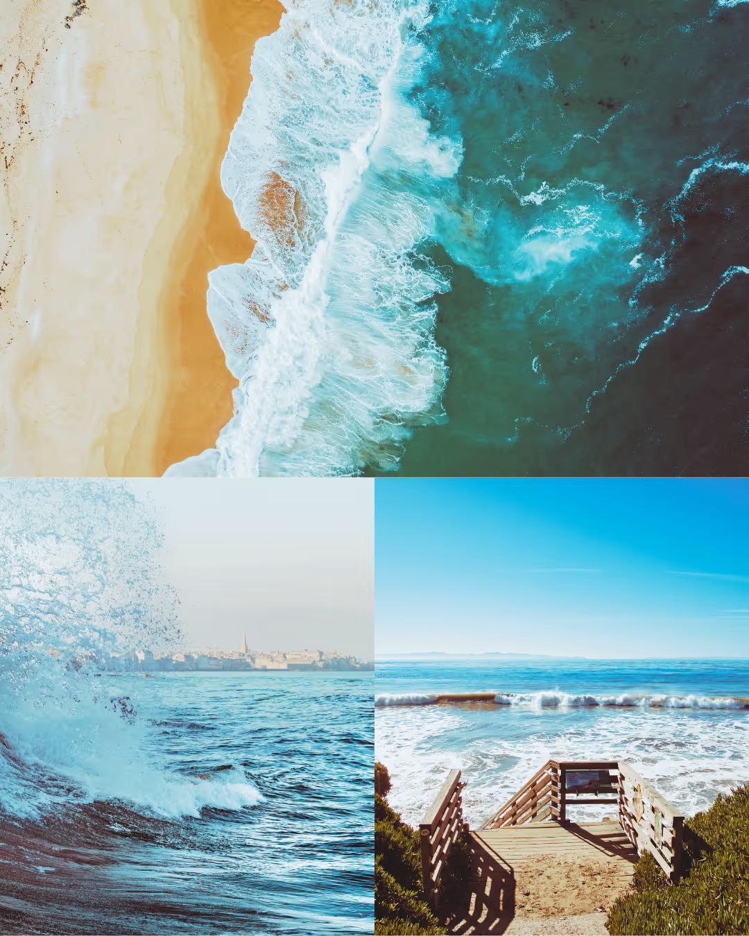 kingtide images of waves crashing