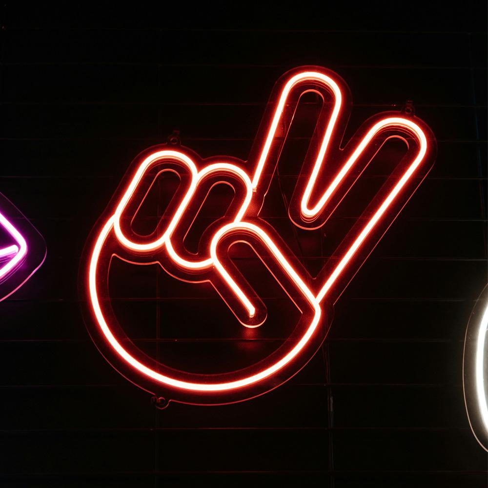 Neon pece sign