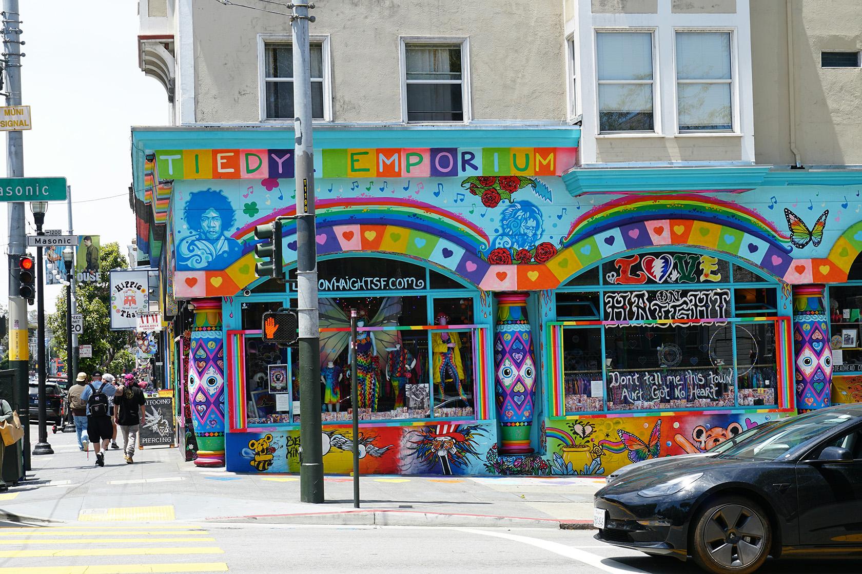 Woman throwing up LA with hands