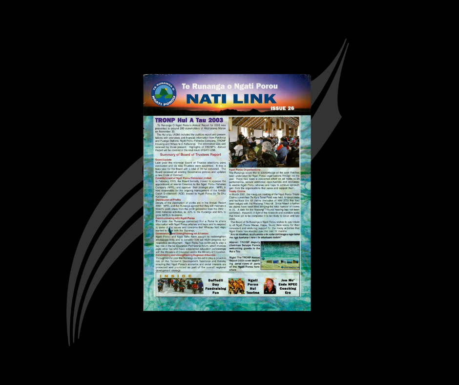  Nati Link Issue 26 - Tihema 2003