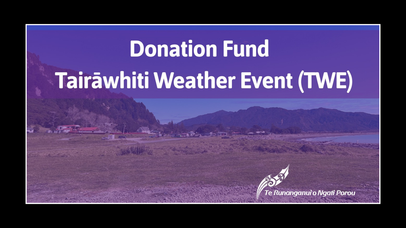 Donation Fund – Tairawhiti Weather Event (TWE)