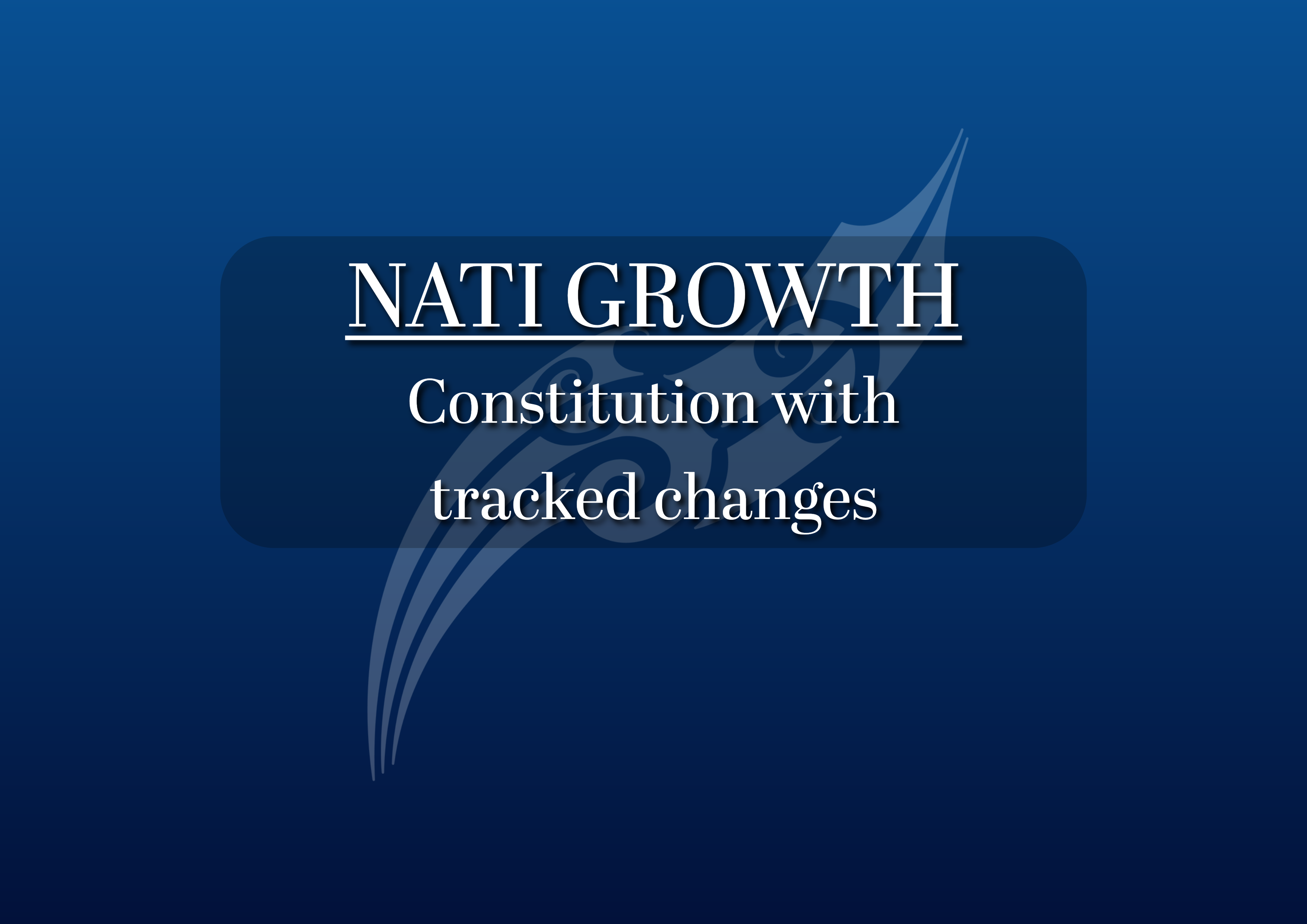 (3d) Nati Growth Constituion with tracked changes -Appendix 4