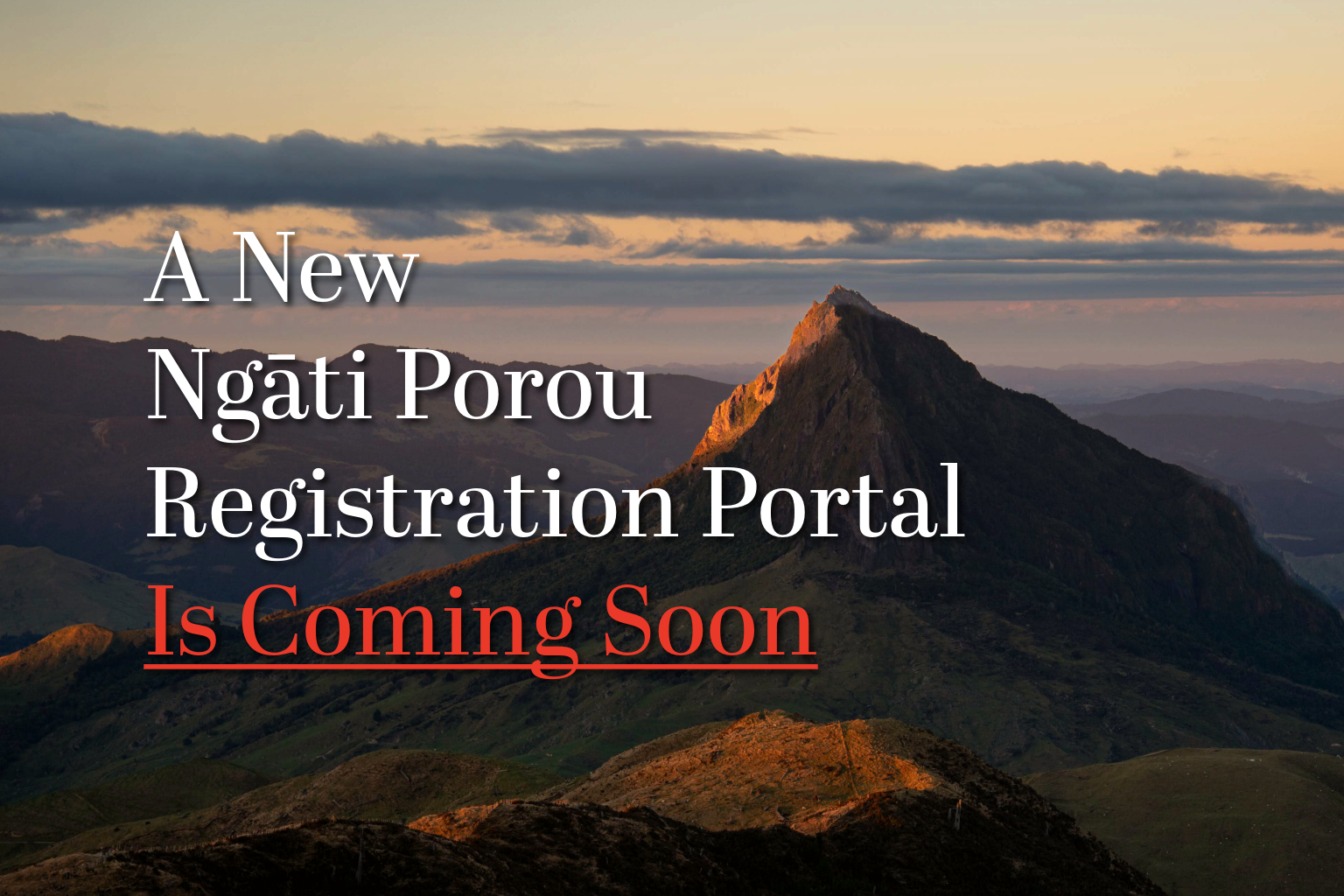 New Register portal is coming soon