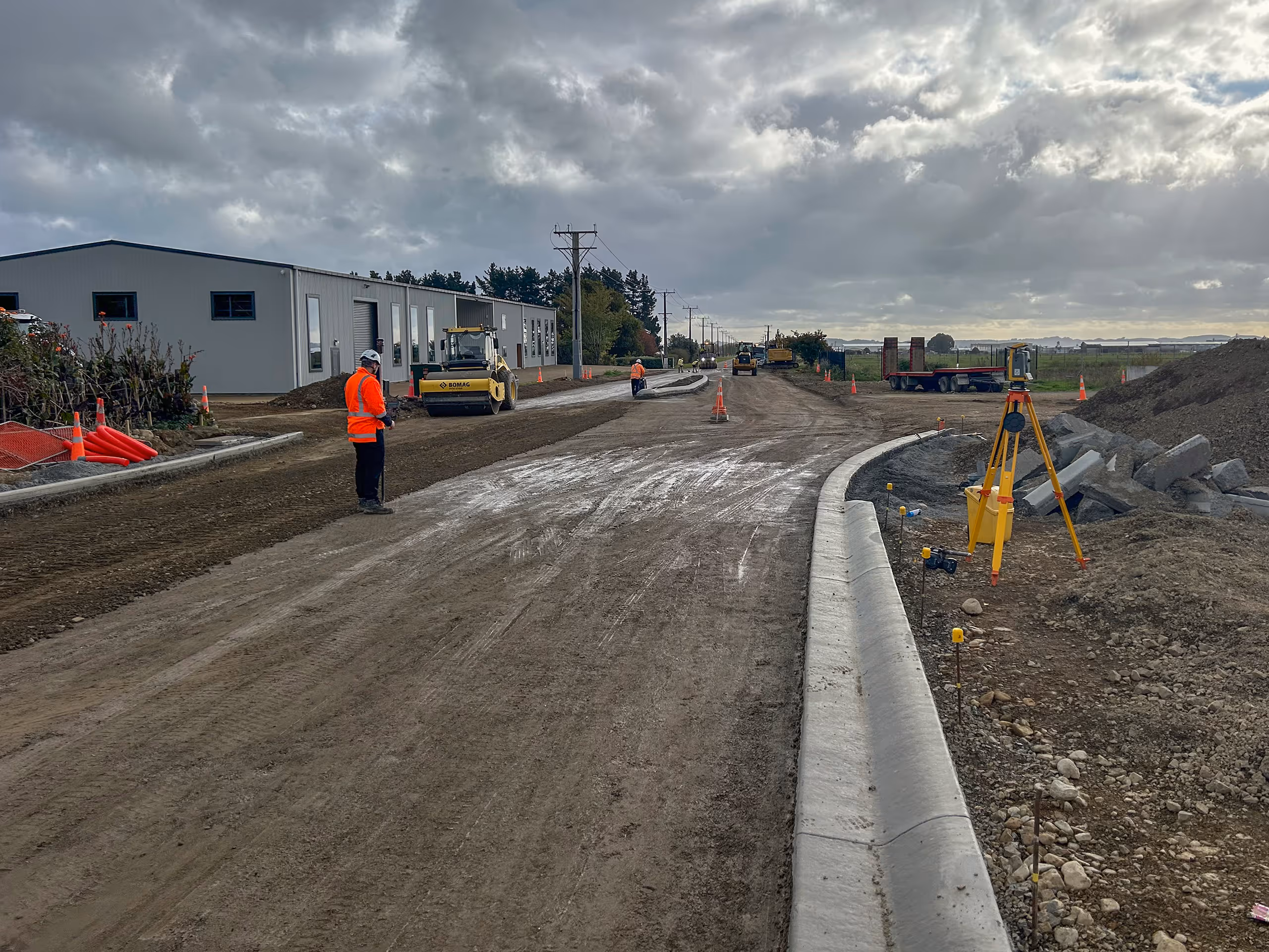 Construction surveying by A&C Surveys in the Lower North Island