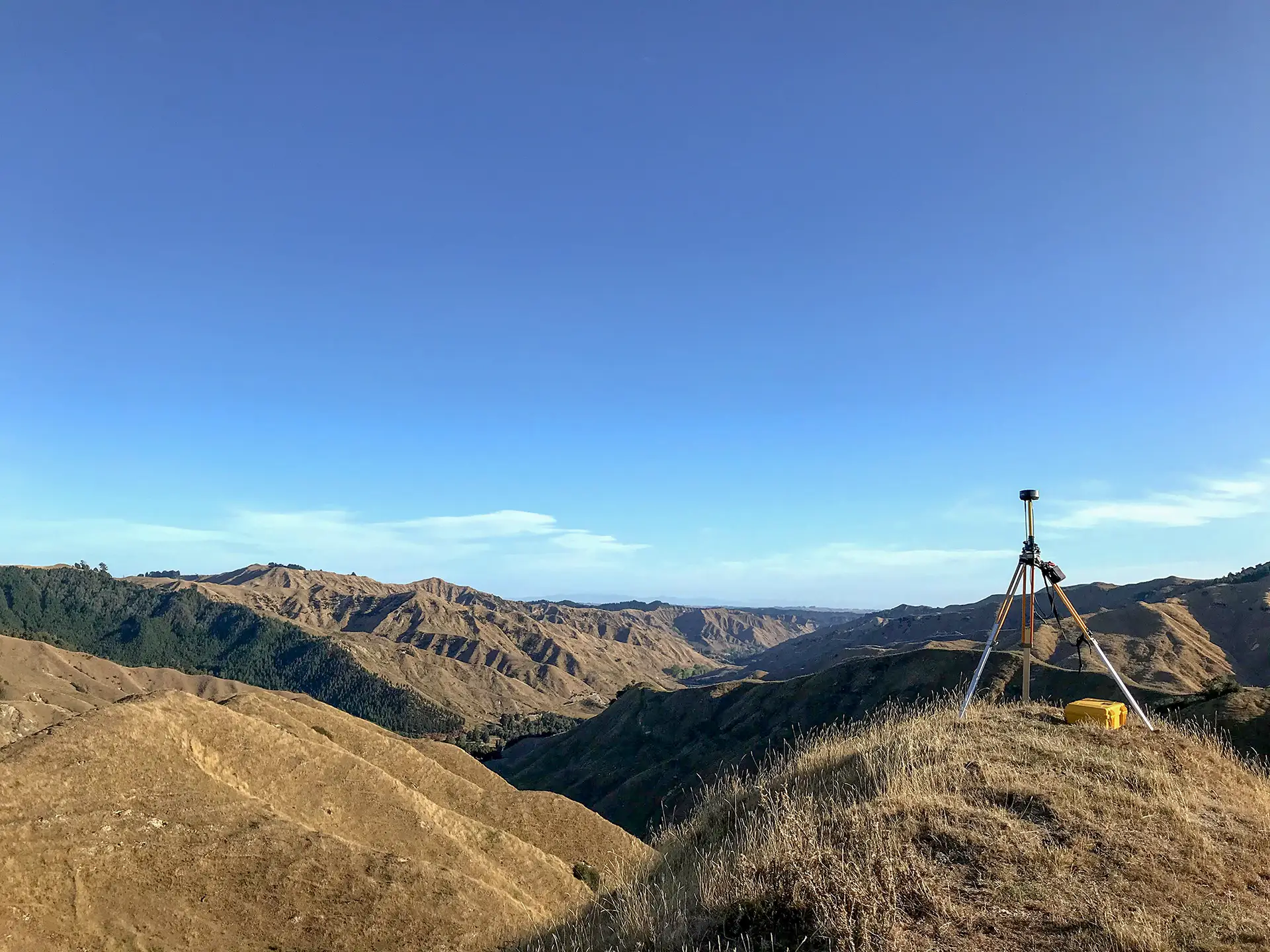 A&C Surveyors from Whanganui surveying the Makapoa landscape