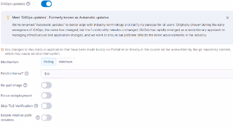 Portainer GitOps Updates