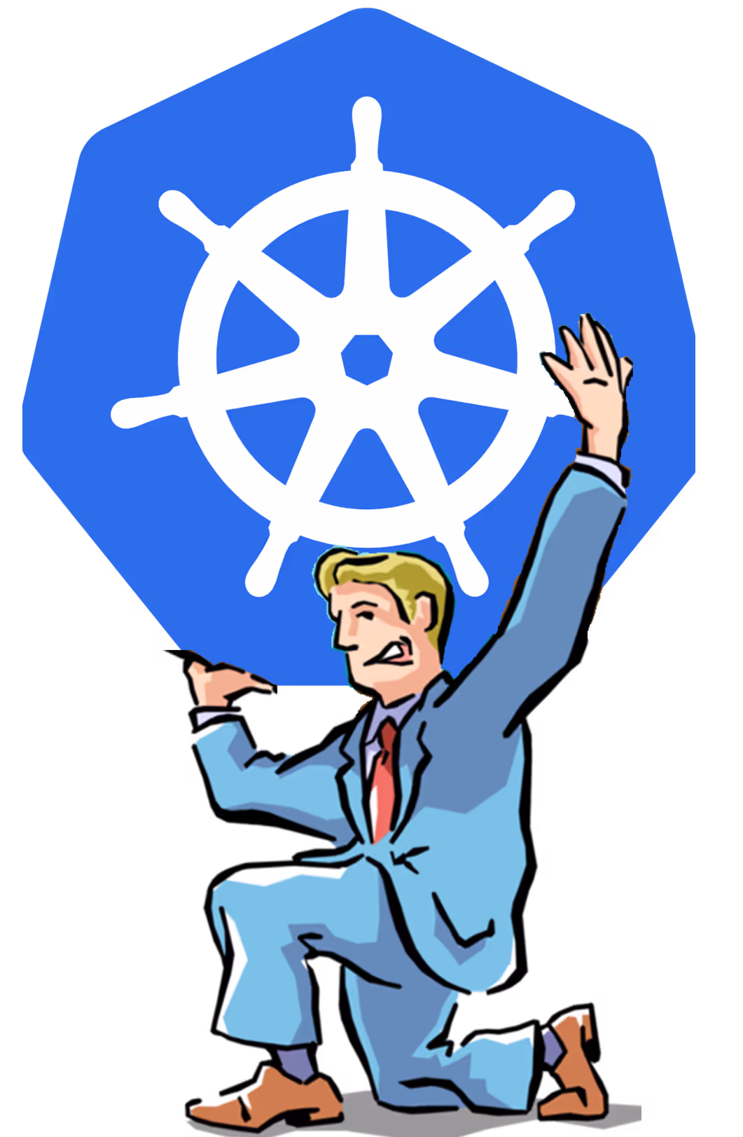 weight of Kubernetes (cropped)