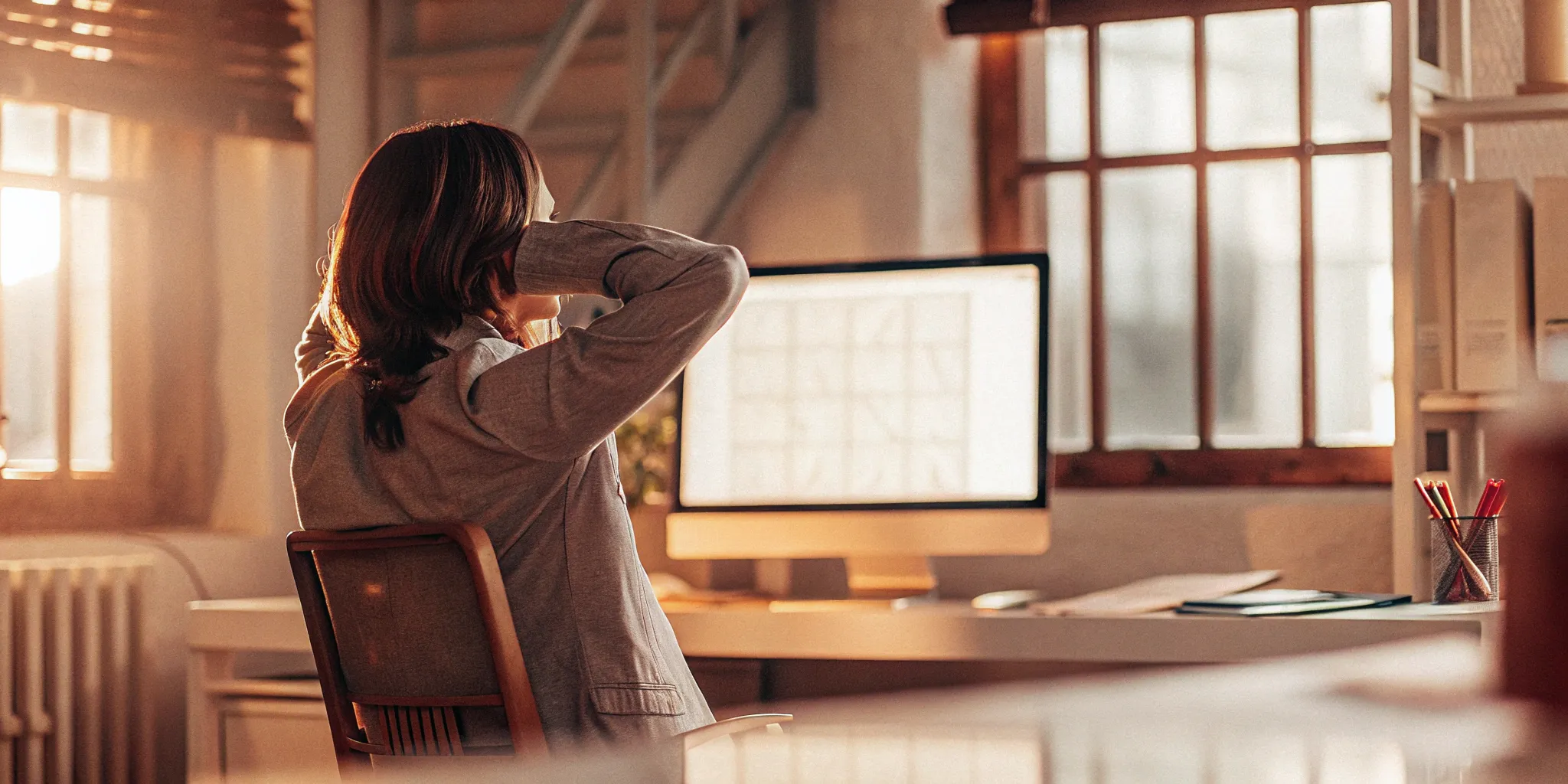 Business owner reviewing the steps to select a PEO for their business.