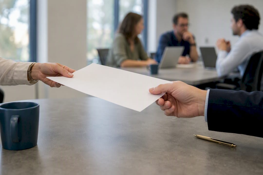 Hands passing escalation matrix document