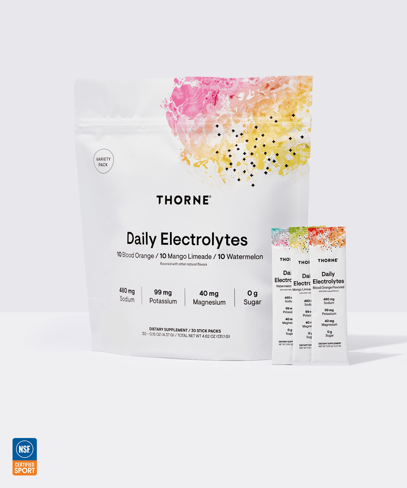 Thorne shaker bottles displayed on a wooden table for Trainer Games