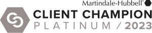 Martindale-Hubbell 2023 Platinum Award for Chilwin Cheng