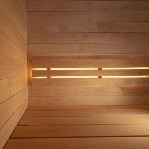 Sauna inside