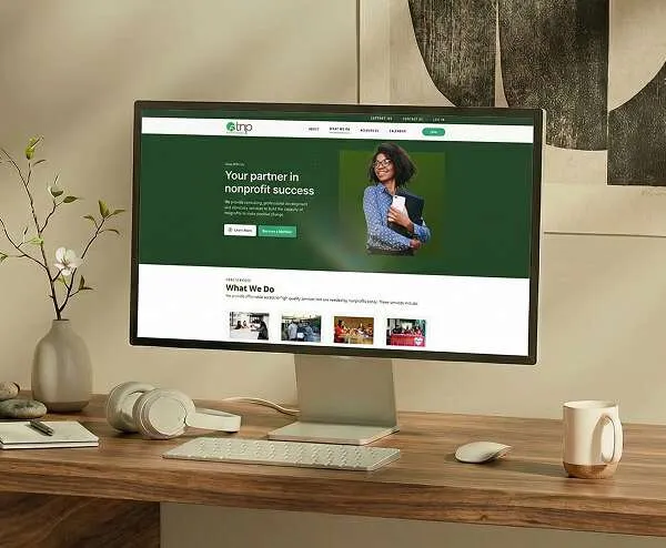 The Nonprofit Partnership website designed by Springwave Studios