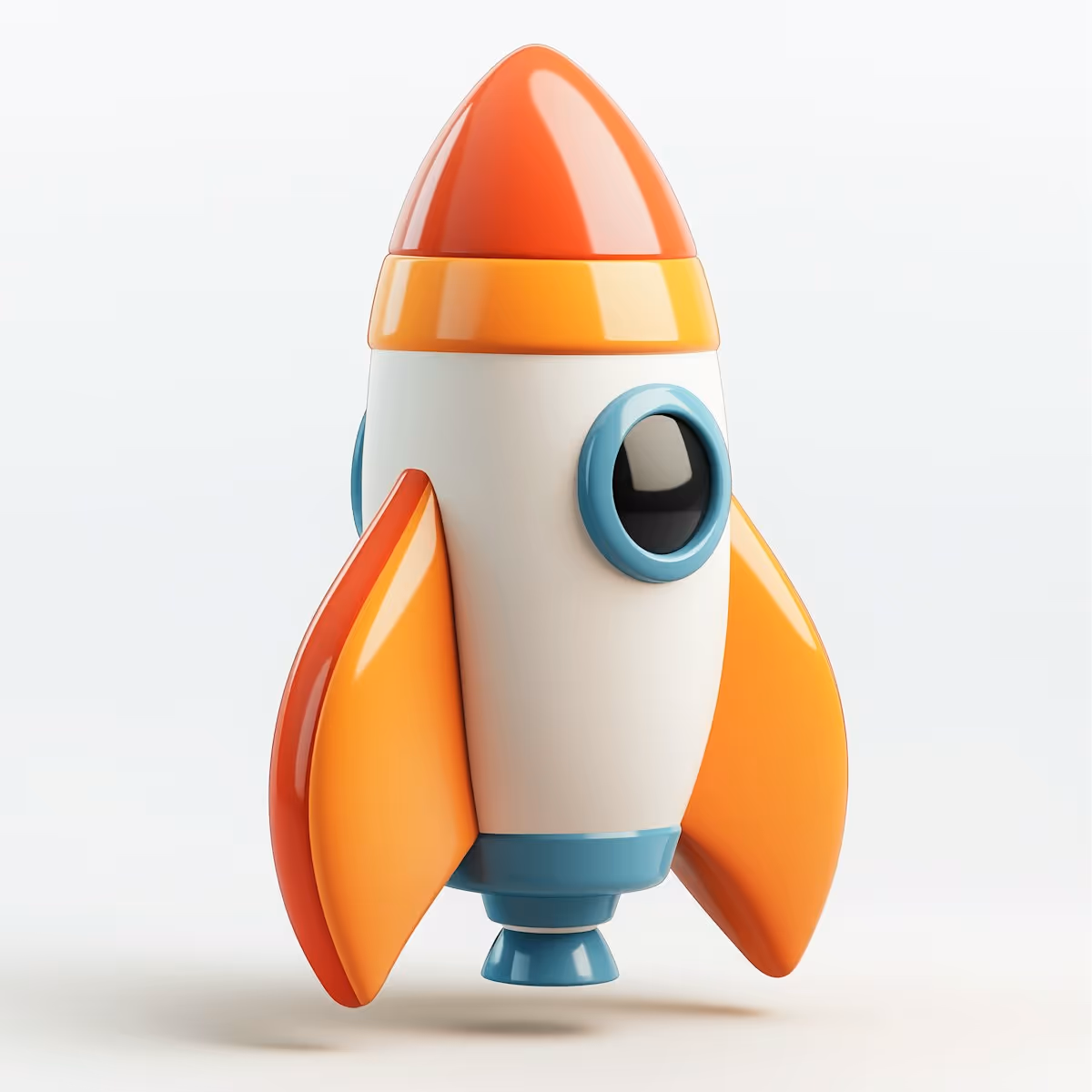  Stylized Rocket Ship
