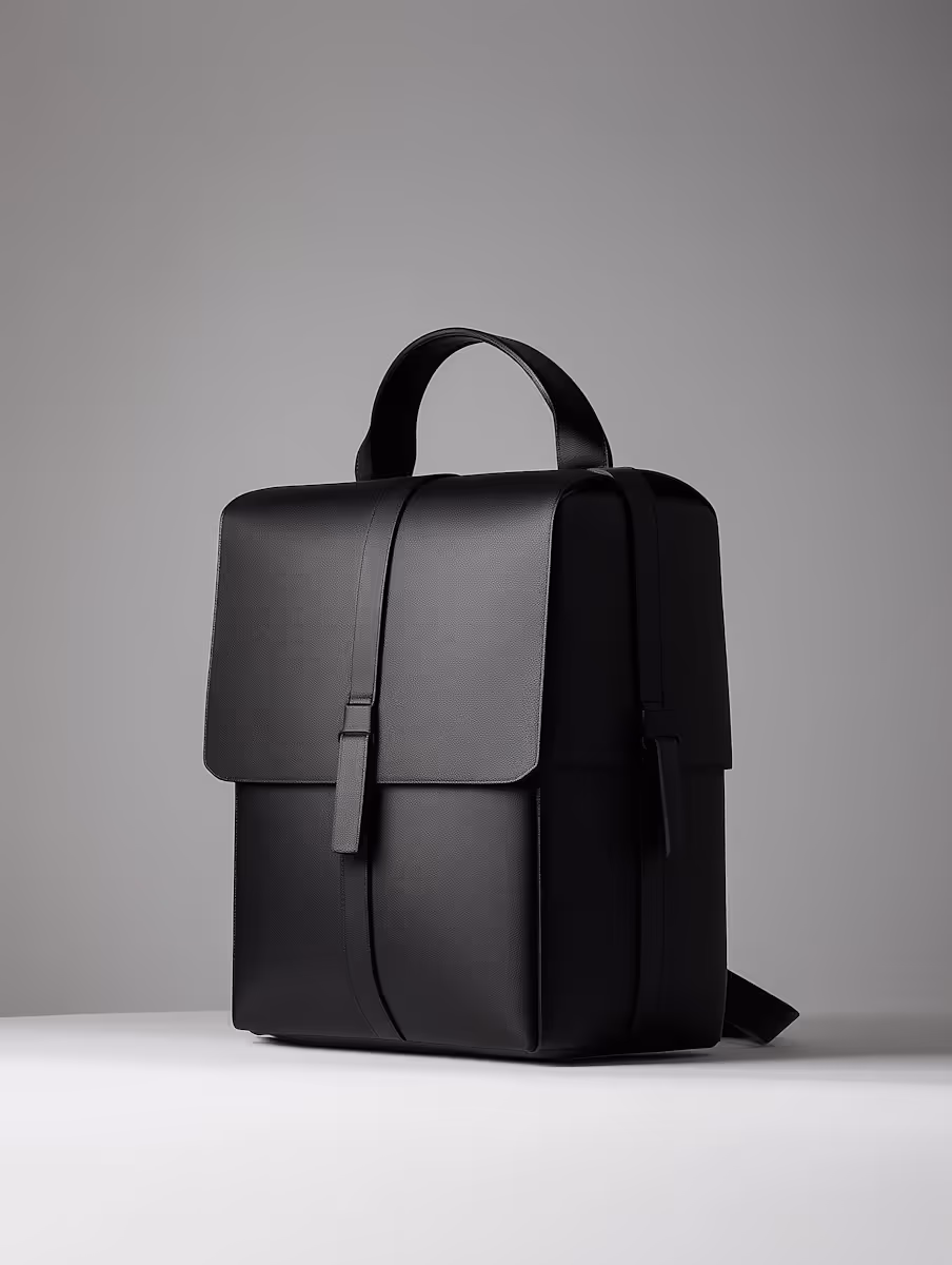 Minimalist Leather Backpack