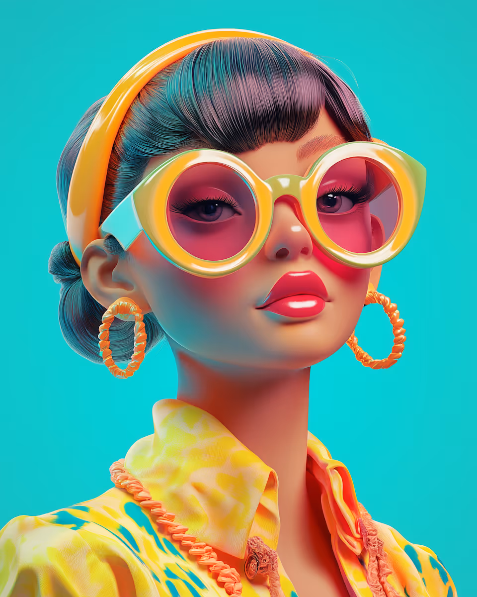  Retro Fashion Portrait